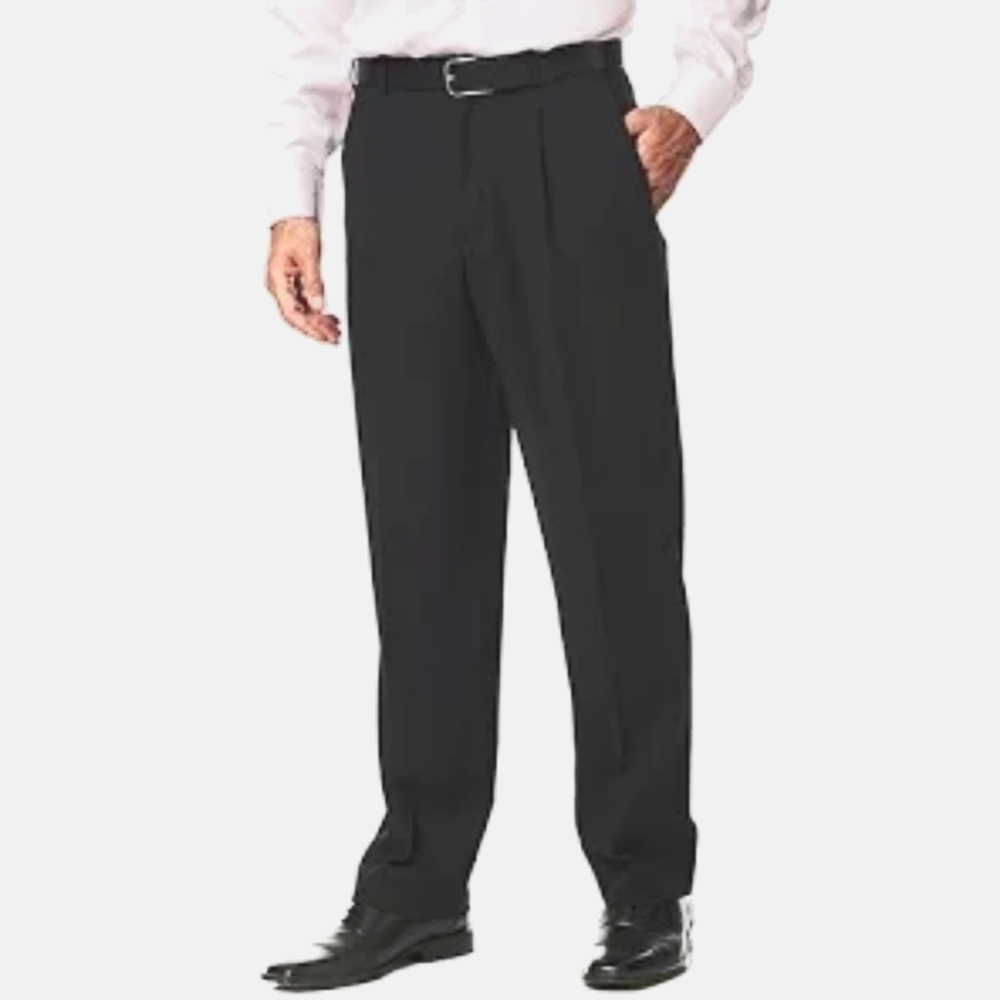 Adolfo Mens Adolfo Suit Separate Flat Front Pants - Dark Blue 38x32